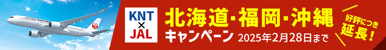 【JAL】2/28まで限定！2025/3/1～3/31の北海道・福岡・沖縄航空券＋宿泊プラン タイムセール！