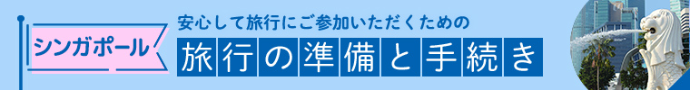 シンガポール旅行の準備と手続き