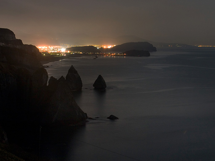 トッカリショの幻想的な夜景