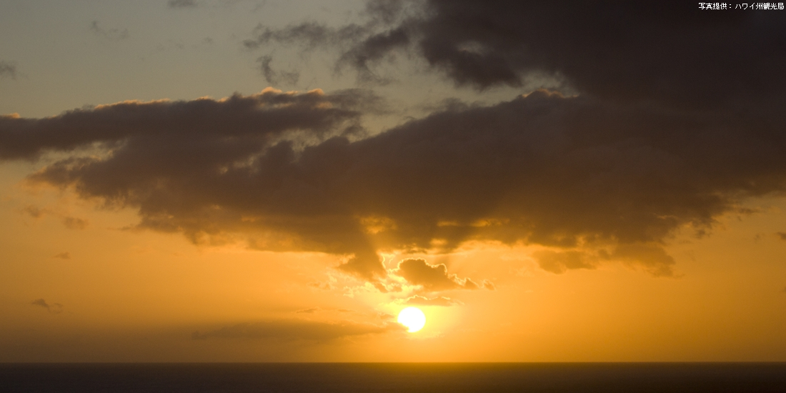 カアナパリ・ビーチの夕焼け