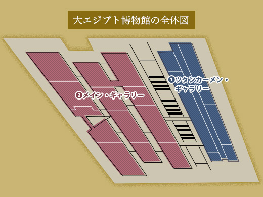 大エジプト博物館の全体図のイメージ