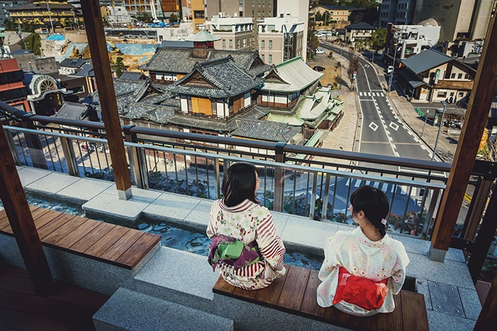 道後温泉 空の散歩道