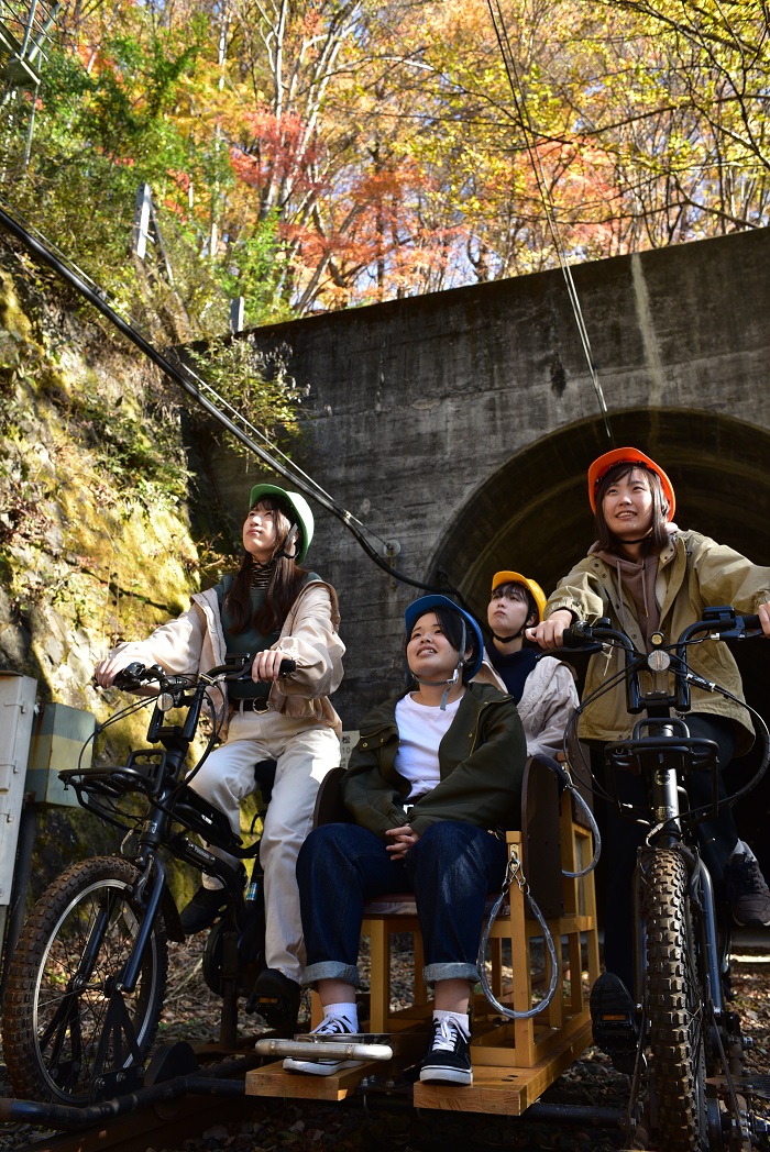 自転車型トロッコ「アガッタン」