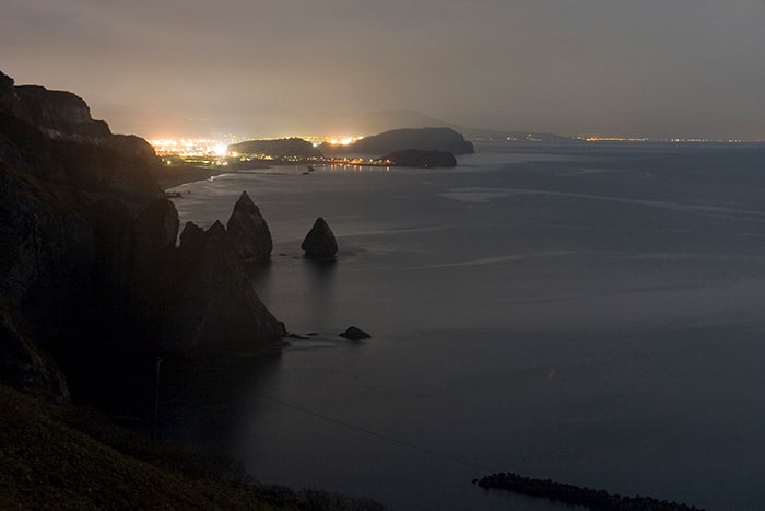 トッカリショの幻想的な夜景