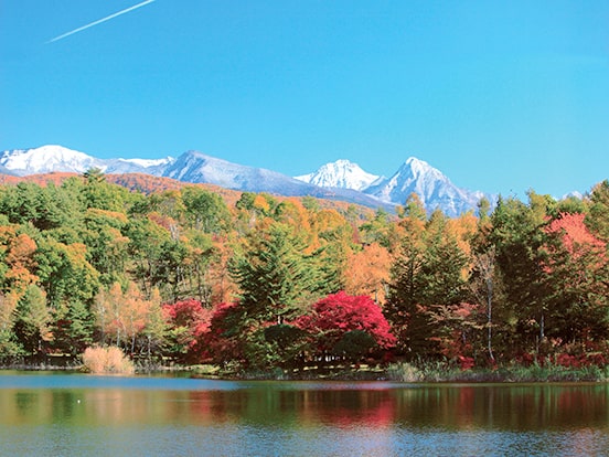 蓼科湖（11月頃） 写真提供：ちの観光まちづくり推進機構