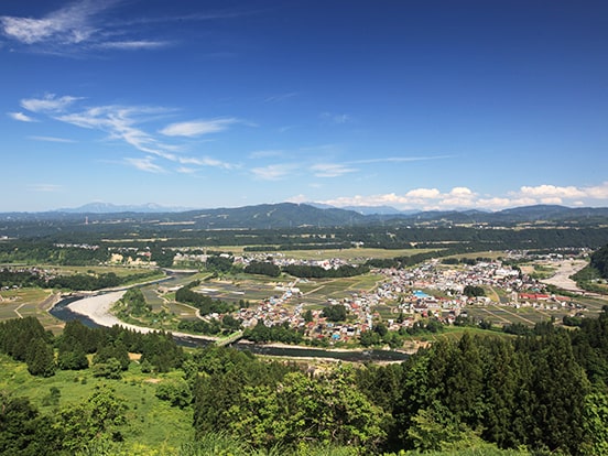 川の展望台・河岸段丘