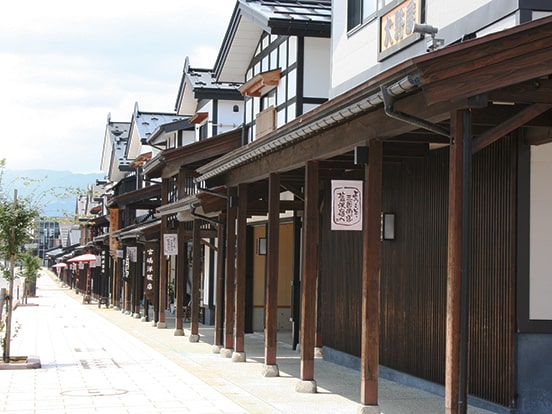 三国街道塩沢宿牧之通り