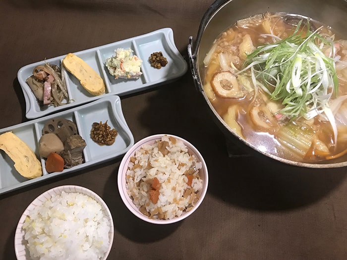 だご汁定食（二人前）イメージ