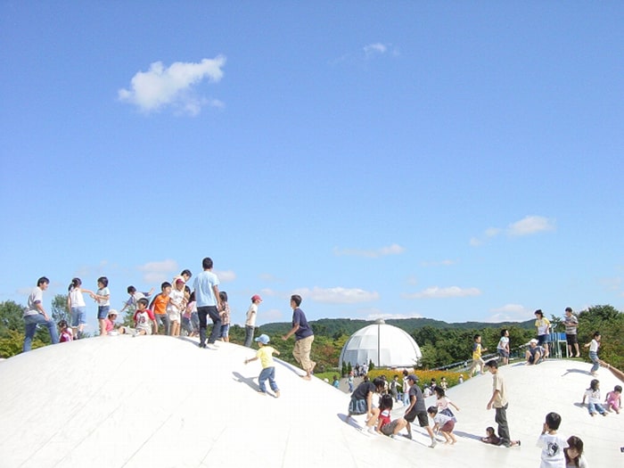 国営みちのく杜の湖畔公園