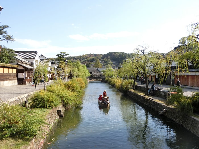 くらしき川舟流し