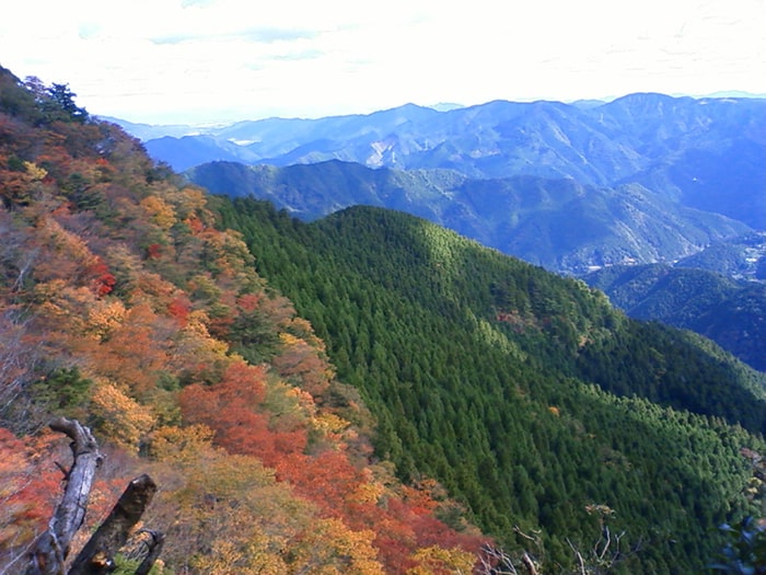 山犬嶽の紅葉を満喫