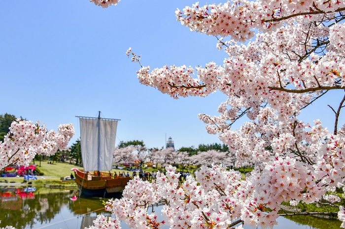 日和山公園　写真提供：酒田市役所