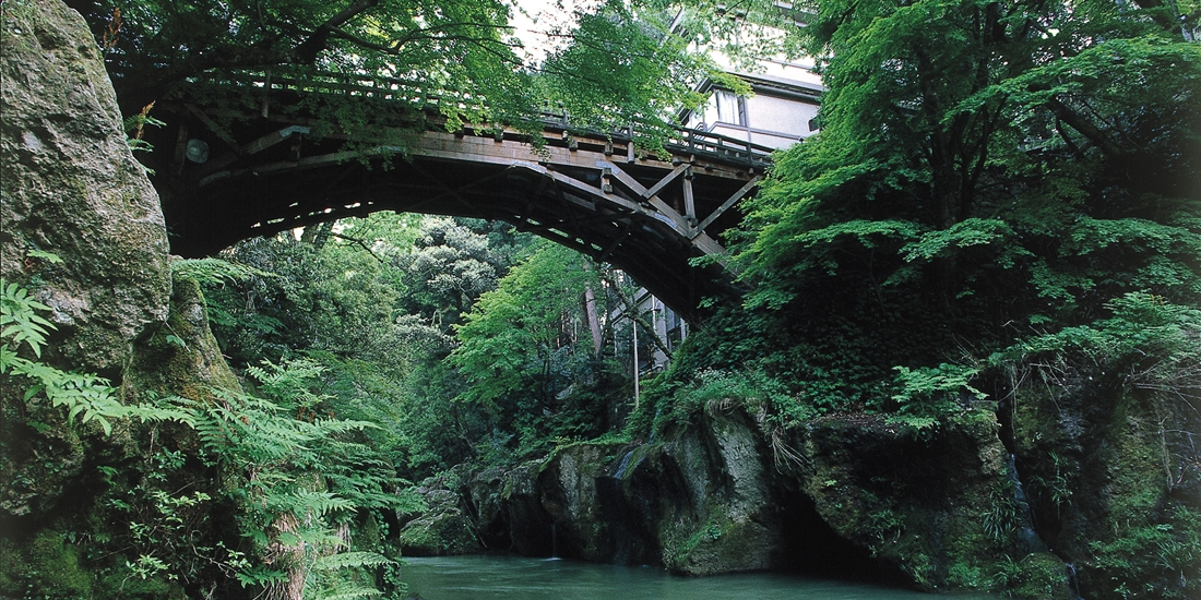 山中温泉の鶴仙渓