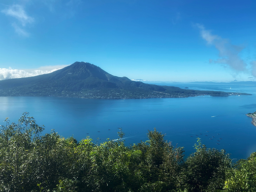 桜島と錦江湾