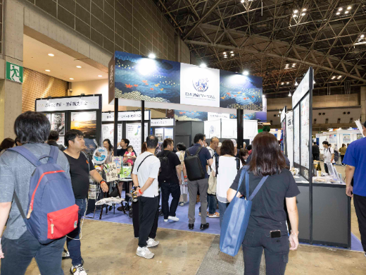 ツーリズムEXPOジャパン2024の様子（日本酒蔵ブース）