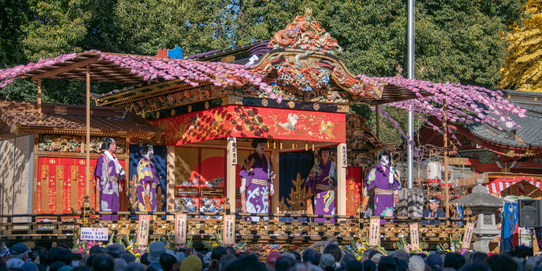 秩父夜祭山車曳き体験&
歌舞伎生解説付宿泊プラン
