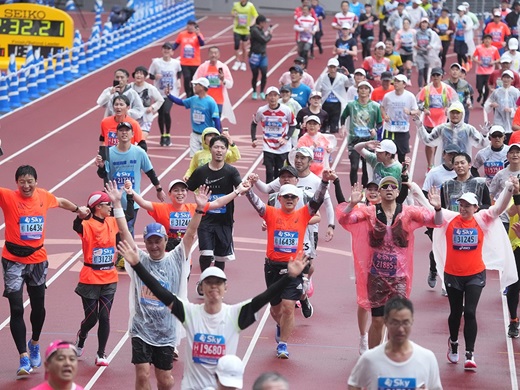 東京レガシーハーフマラソン2023の様子