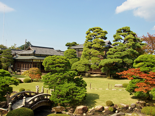 菊屋家住宅 秋の庭園イメージ
