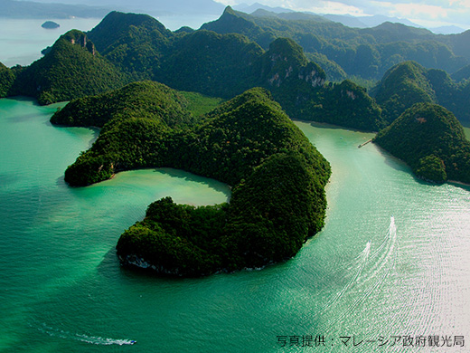 多くの島からなるランカウイ群島