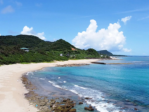 ハートロックの海岸