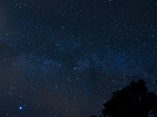 星空見たかった...