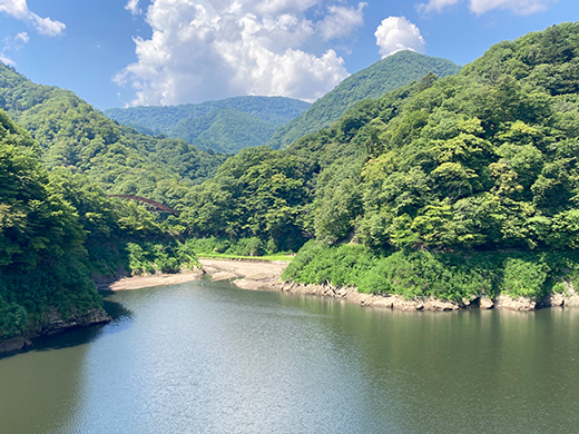 橋の上からの景色