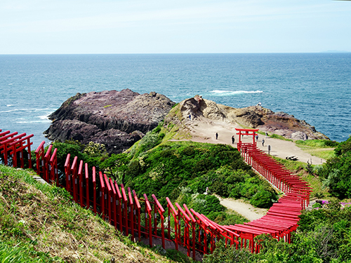 元乃隅神社の参道