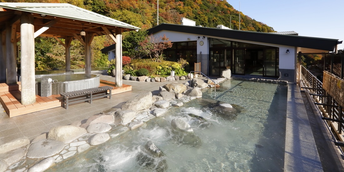 箱根湯本の天成園で
温泉を楽しむ