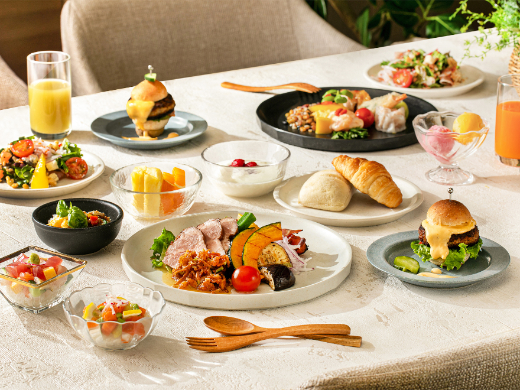 朝食ビュッフェ