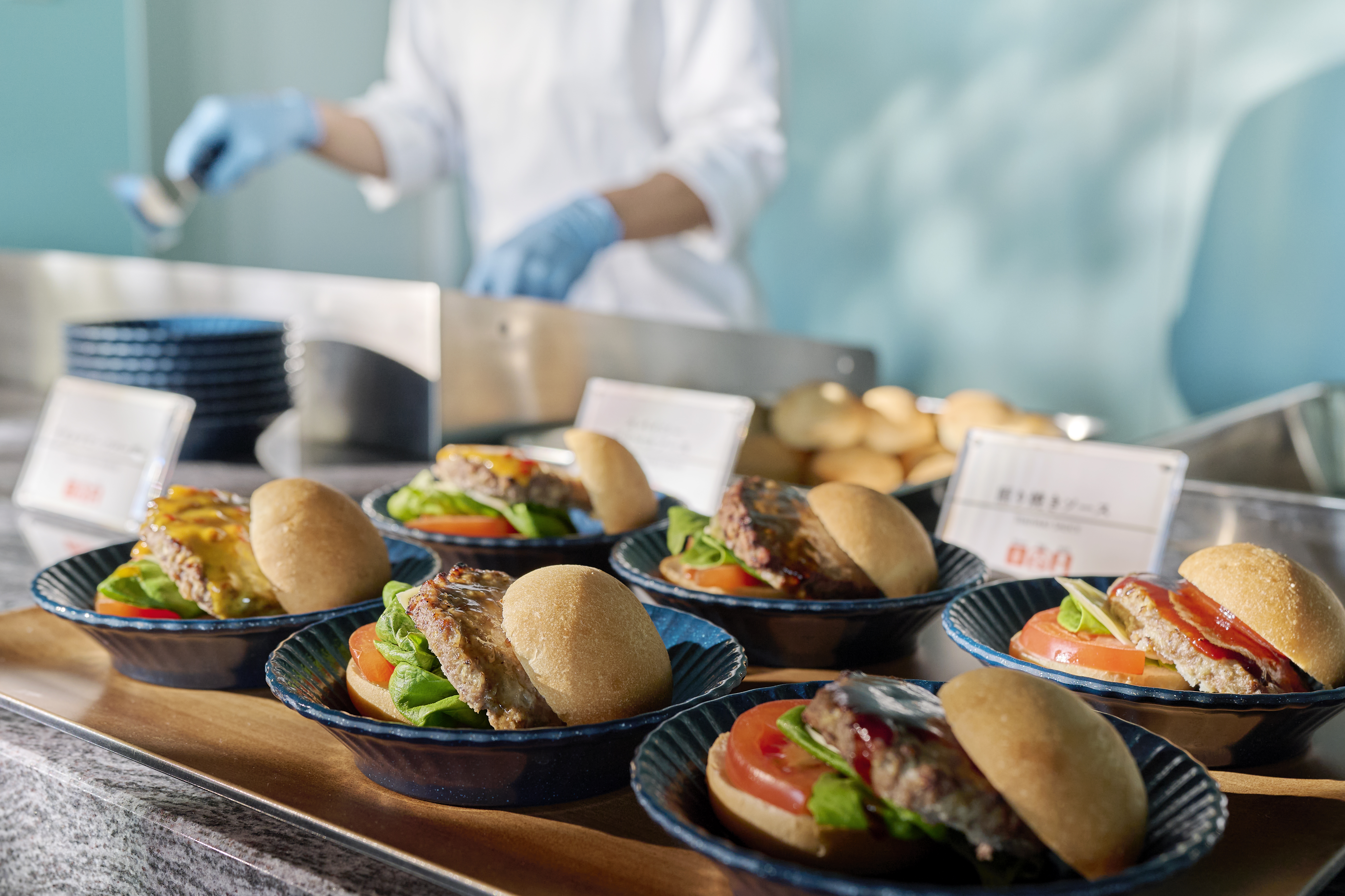 ライブキッチン(ハンバーガー)