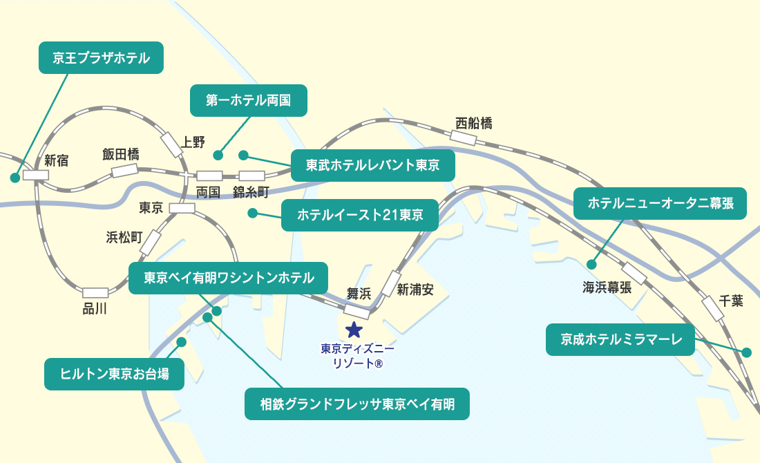 ディズニーホテル・東京ディズニーリゾート(R) 提携ホテル特集（宿泊