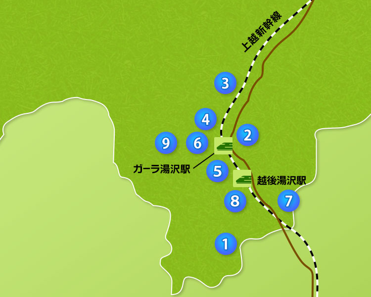 新潟エリアの地図イメージ