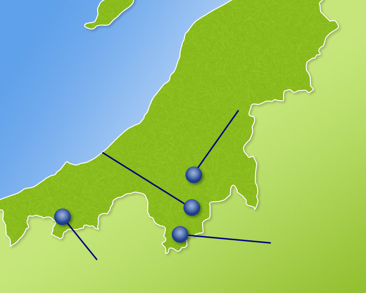 新潟エリアの地図イメージ