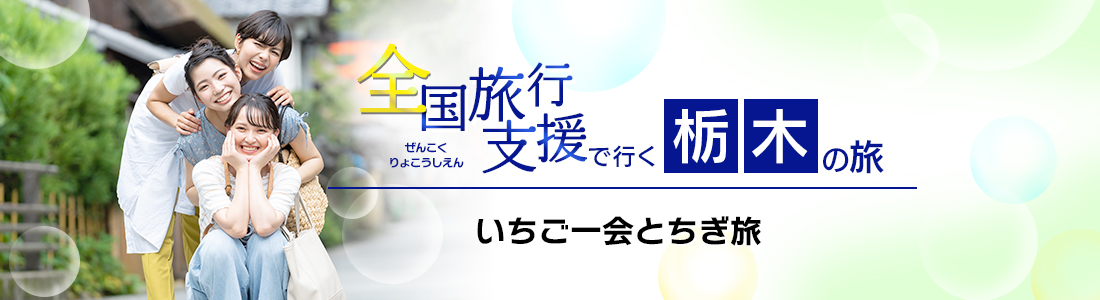 【栃木県】2023年も延長！全国旅行支援『いちご一会とちぎ旅 割引キャンペーン』の割引利用方法・地域限定クーポン等 詳細まとめ